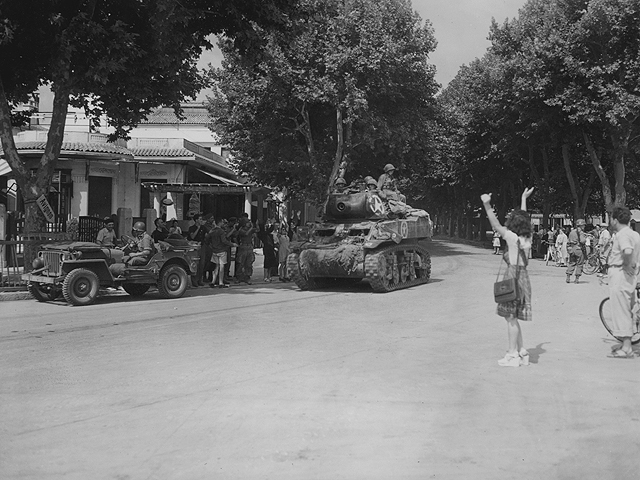 Aix-en-Provence 1944 - U.S. 3rd Infantry Division Photography WWII